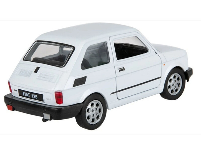 Welly Fiat 126 Maluch 1:34 bílá